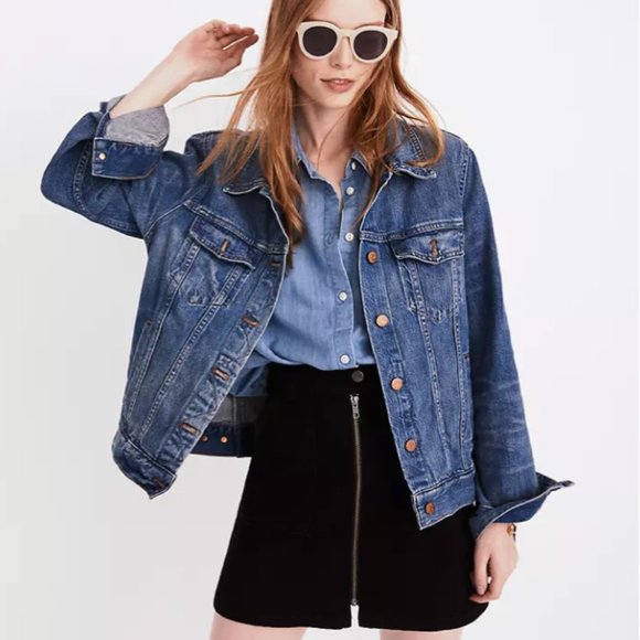 Denim Zip Utility Skirt in Black Frost - Picture 2 of 9